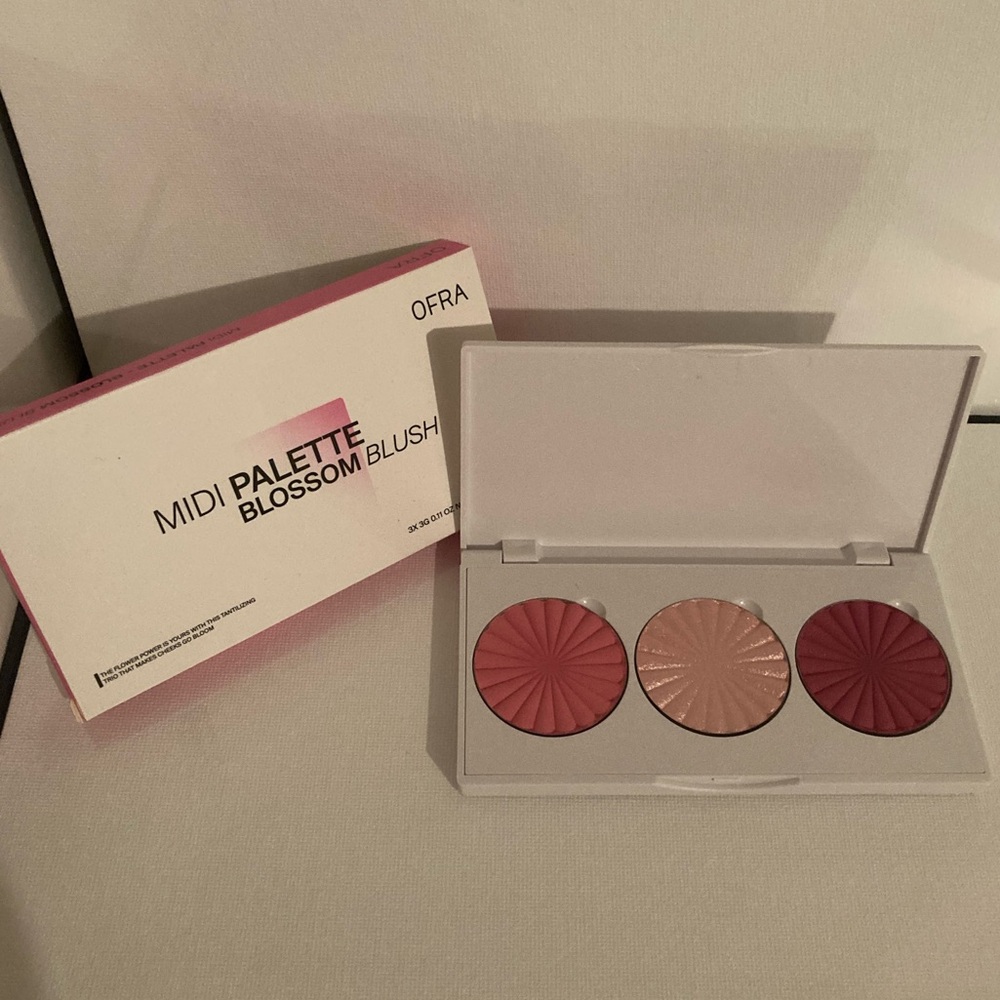 OFRA MIDI PALETTE BLOSSOM BLUSH trio